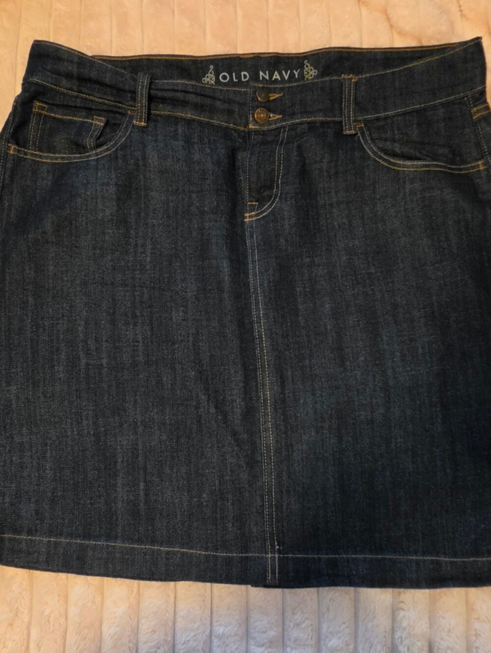 Old Navy Dark Blue Denim Skirt